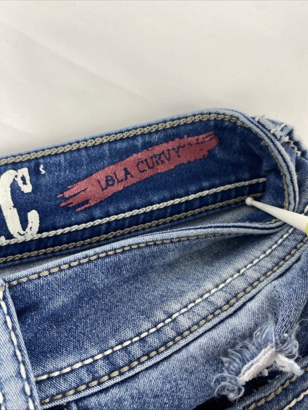 Hydraulic Lola Curvy Low Rise Stretch Jean Shorts Womens / Jrs Size 9 / 10 - Picture 4 of 9